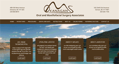 Desktop Screenshot of okanaganoralsurgery.com